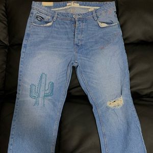 Women Zara Boyfriend Jeans